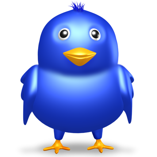 Twitter Bird Icon 512x512 png